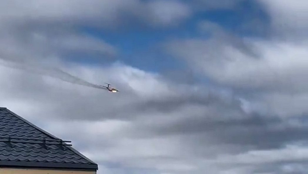 俄军用运输机坠毁 俄媒报导机上15人无人幸存