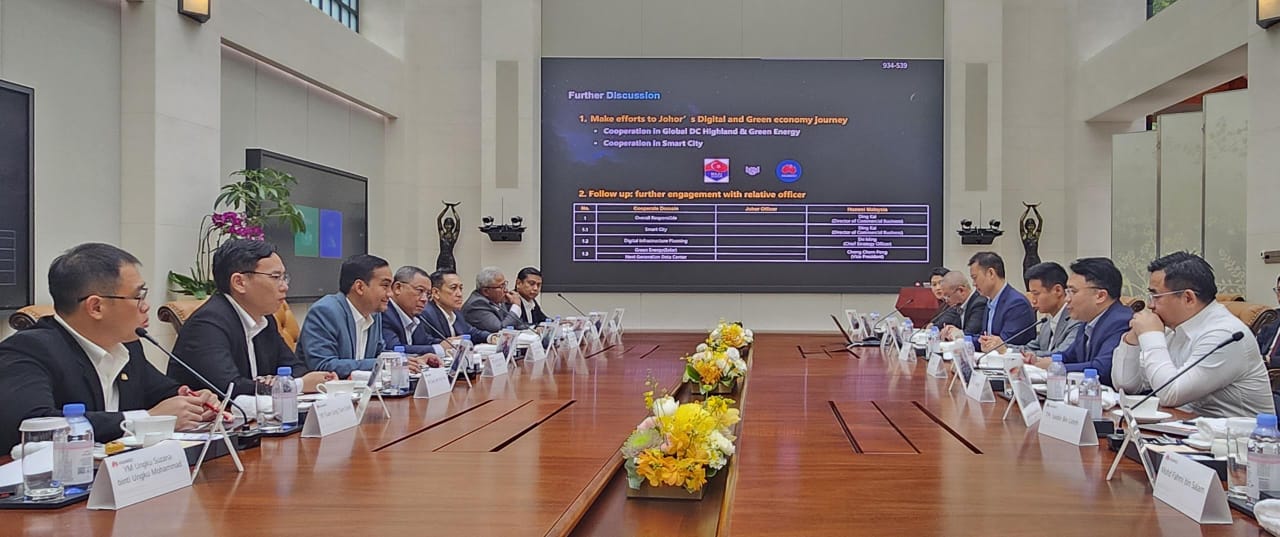 全国:柔大臣:打造新山为智能城市 成立工作小组获华为积极回应