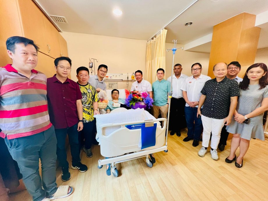 前州议员张宇晨手术顺利康复 倪可敏率党领袖探望慰问