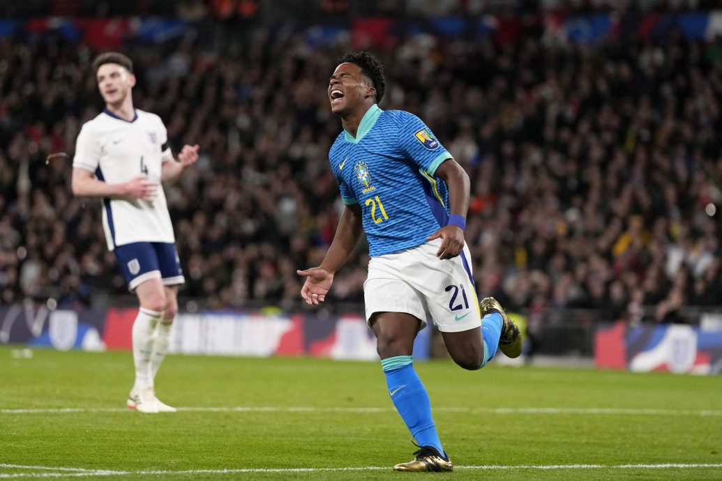 国际足球友谊赛|终结英格兰10场不败纪录  17岁恩德里克成巴西新希望