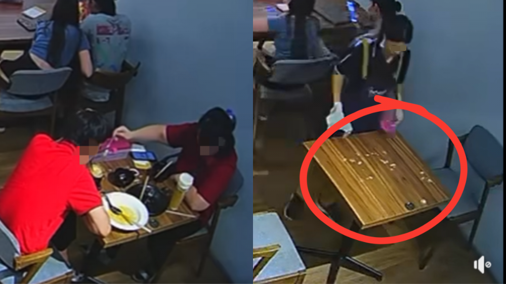 外带饮料被阻奥客弄脏餐桌泄愤？店家：为何故意糟蹋我员工？