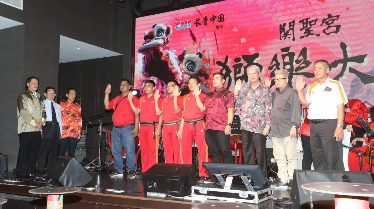 大都会／曾敏凯出席关圣宫龙狮团晚宴／5图