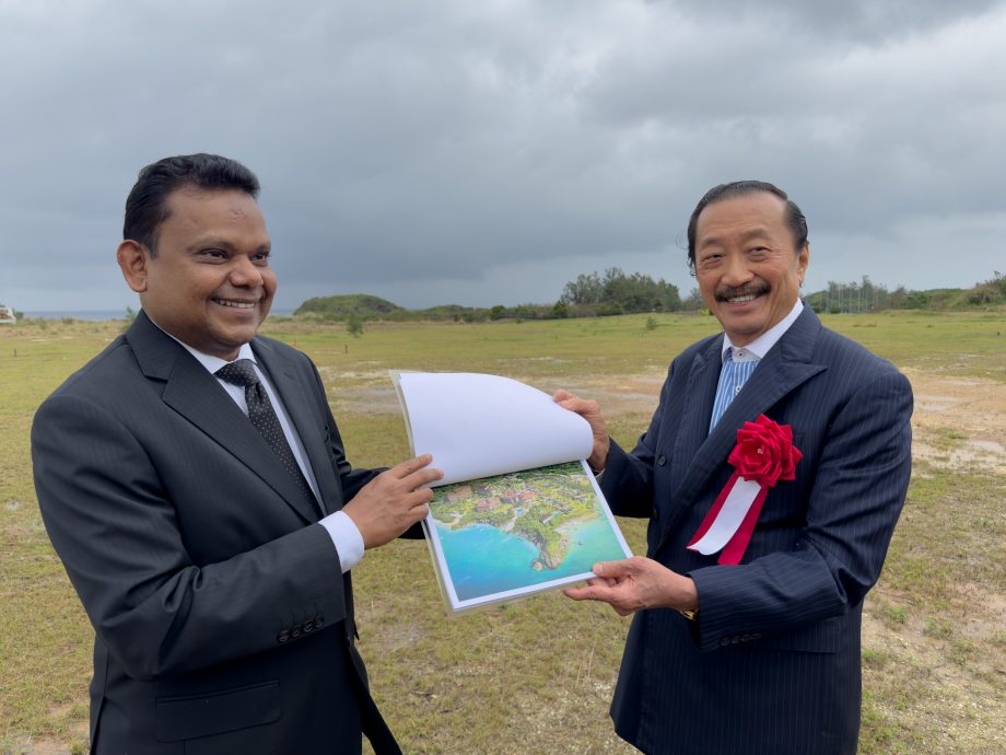 本报特派 | 耗资53亿建冲绳四季酒店!陈志远见证动土礼