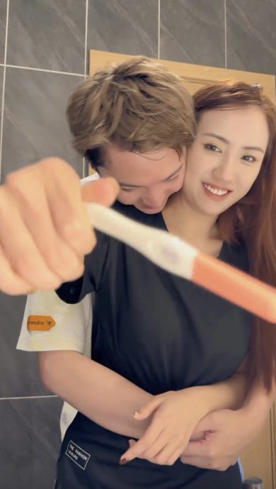 朱浩仁三年抱俩 如愿迎来龙宝宝