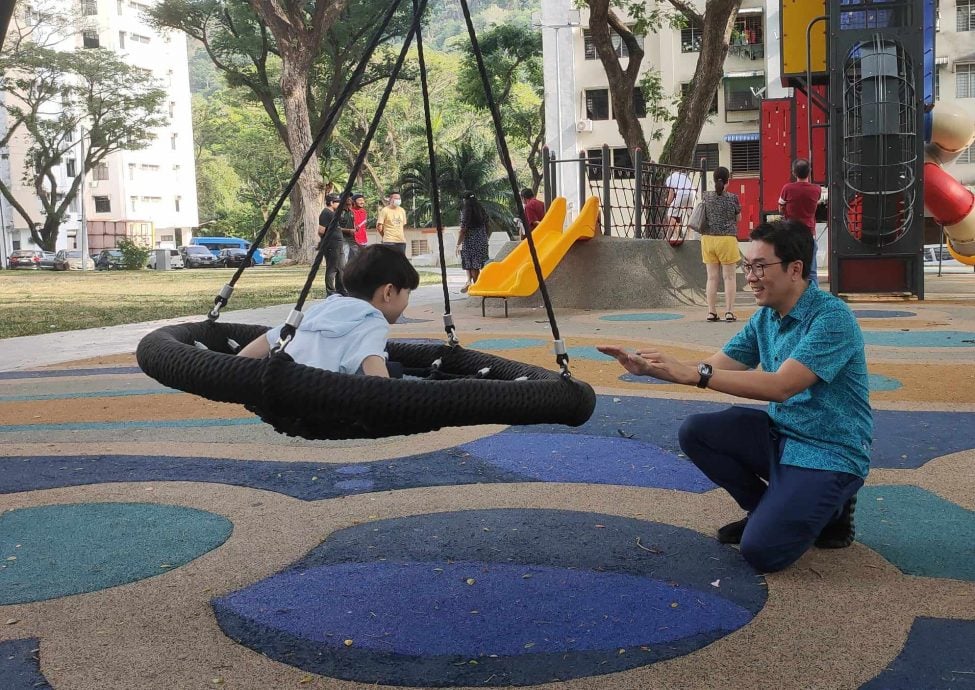 武吉占姆睦邻公园增设施 沈志勤促爱护公物环境