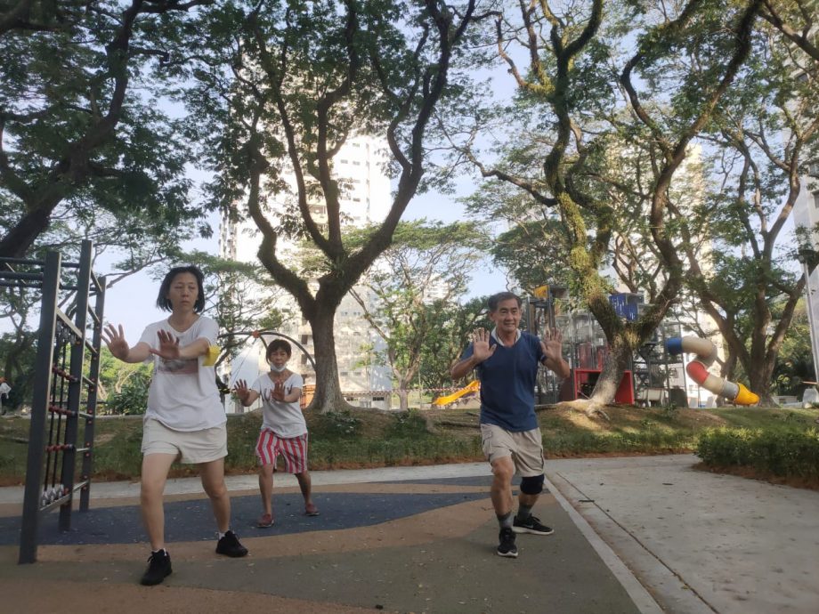 武吉占姆睦邻公园增设施 沈志勤促爱护公物环境