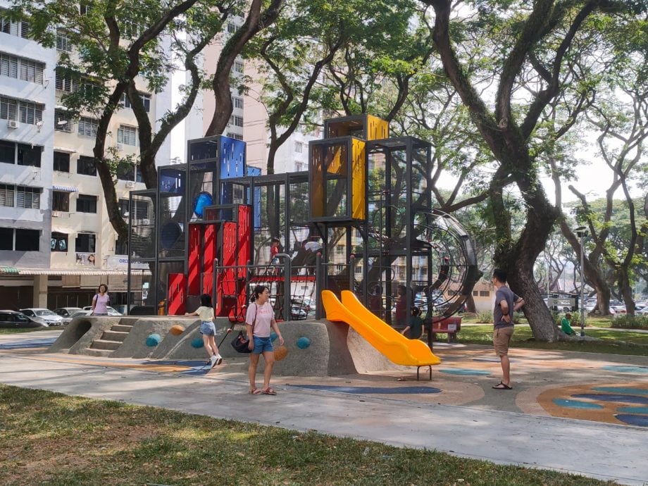 武吉占姆睦邻公园增设施 沈志勤促爱护公物环境