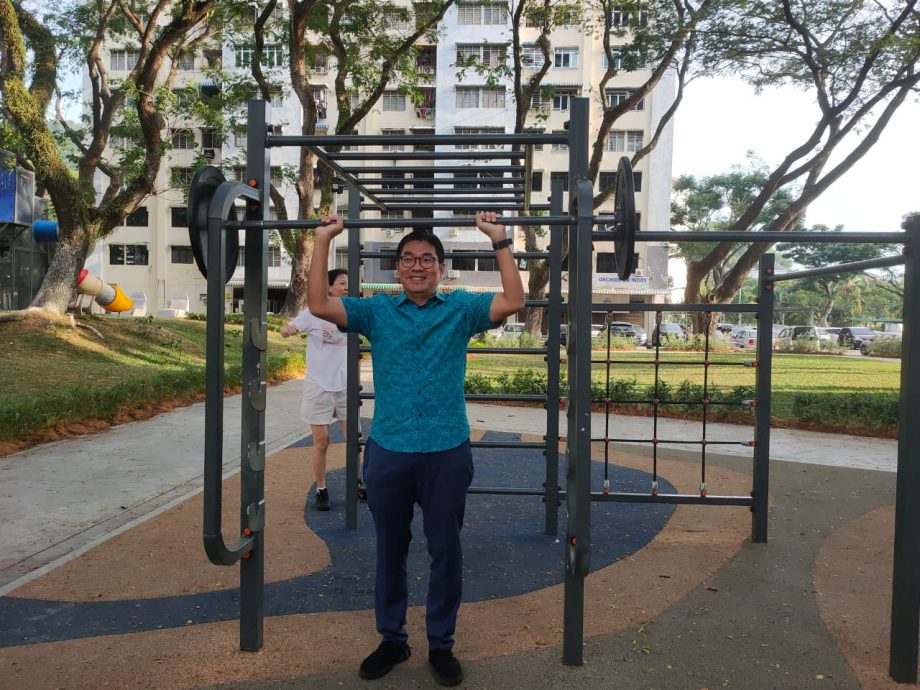 武吉占姆睦邻公园增设施 沈志勤促爱护公物环境