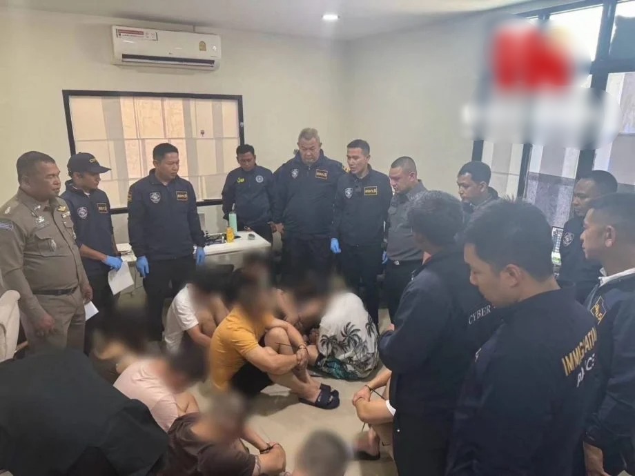 泰警破中国电诈集团 逮63人包括51中国人