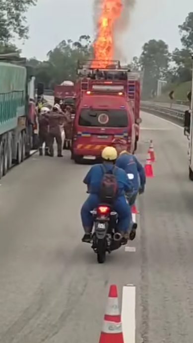 疑罗里追尾撞罗里  南北大道务边北上方向关闭 