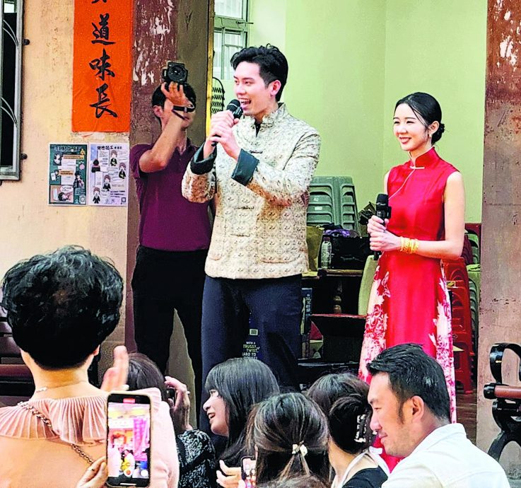 盆菜婚宴筵开40席 麦明诗喊话老公勤力造人