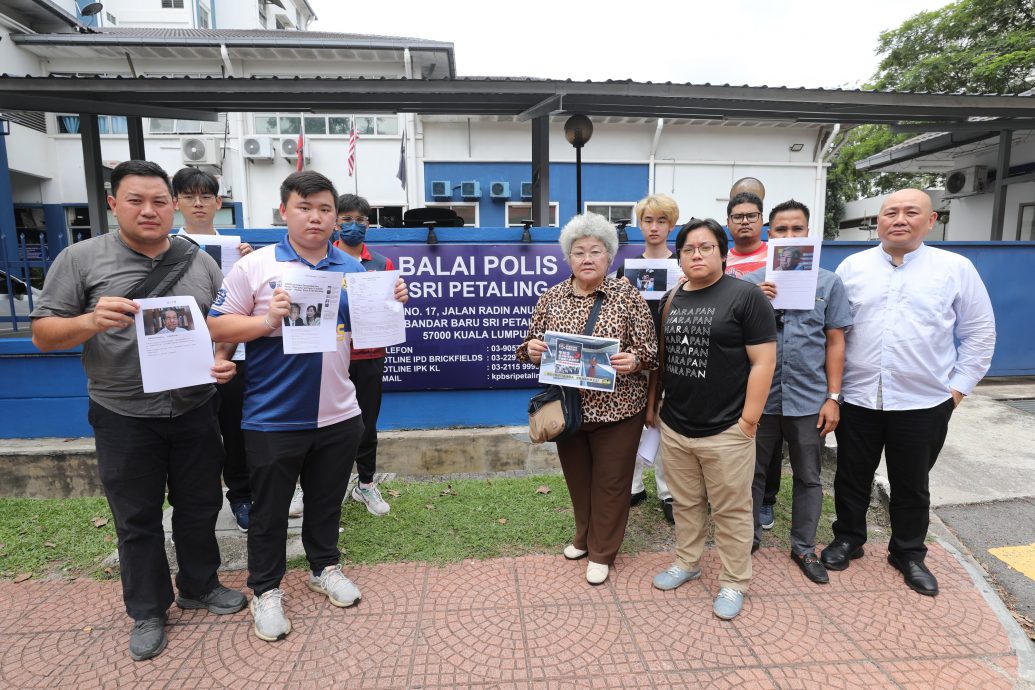 社青团针对张国祥“华裔看不起巫裔”言论报案