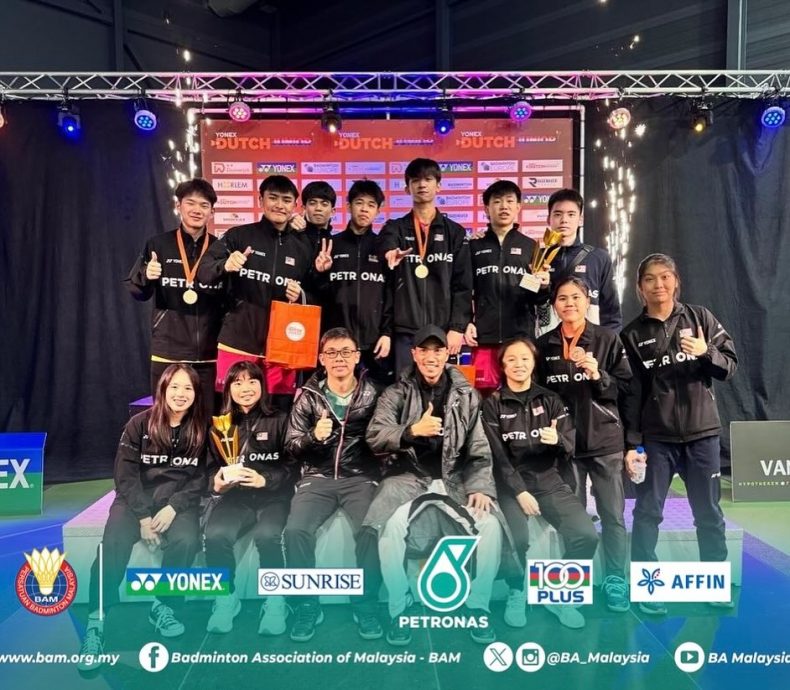 荷兰青少年羽球国际赛|夺大马羽球今年第一冠  庞学章：钦兴组合在国羽训练受益