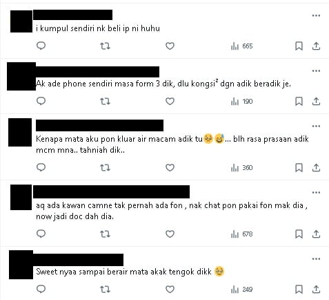 视频 | 考完SPM父亲送iPhone 15! “女儿18岁才拥有手机”