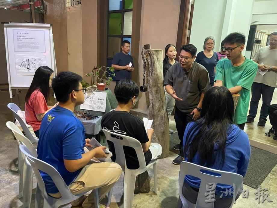 设7站十架苦路之旅 体会耶稣受难被钉感受