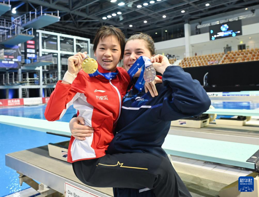 跳水世界杯柏林站落幕|全红婵（王宗源）称霸各自赛项  中国扫完个人赛4金