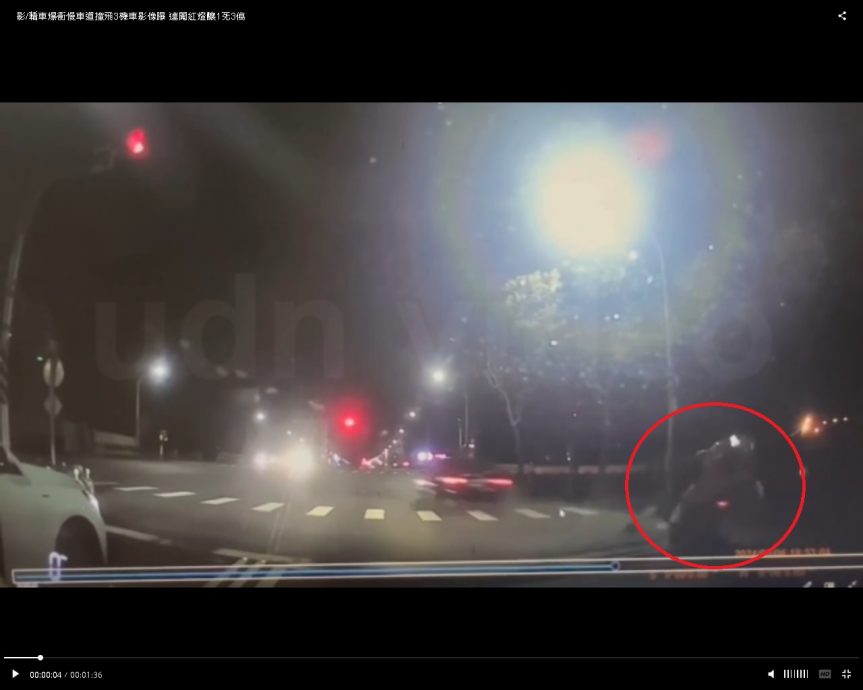 闯红灯连环撞1死3伤 男子聊一半突沉默飙车