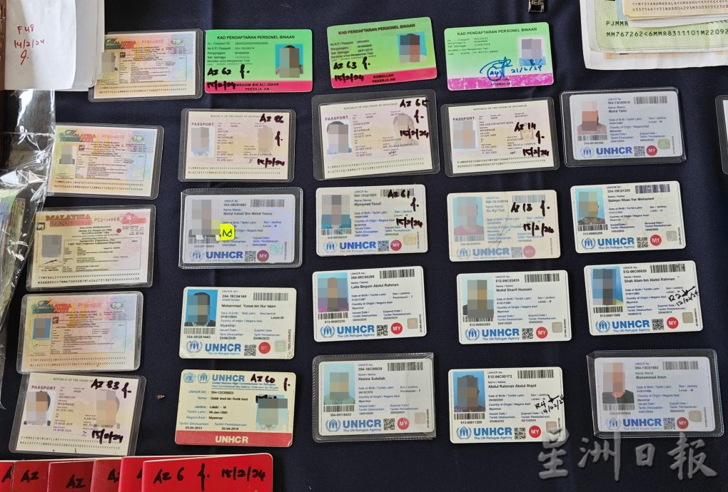 罗兴亚人伙同本地人买交通工具,卖给外劳再提供伪造文件服务