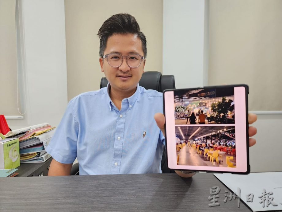 (古城封面主文)谢守钦收集马六甲故事剪报照片,整合成共享资料库,盼商会、会馆等组织一起配合