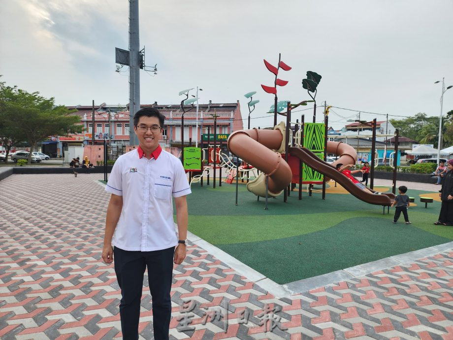 （古城第二版主文）亚罗牙也市议会提升马来短剑游乐场设施解决淹水问题，民众休闲好去处