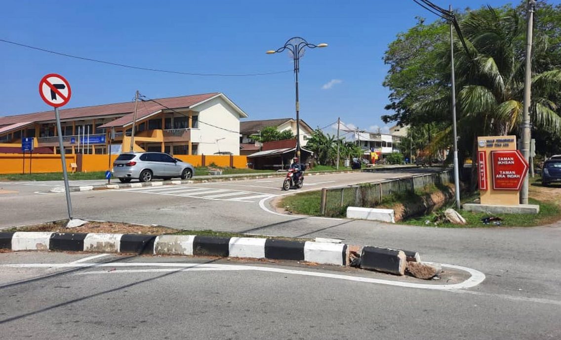 (古城第五版主文)李翰霖:探讨依克善花园路口增加减速线