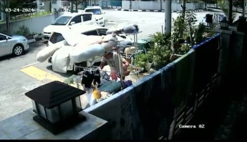 (大北马)新邦安拔祝清坤花园出现偷衣物怪贼