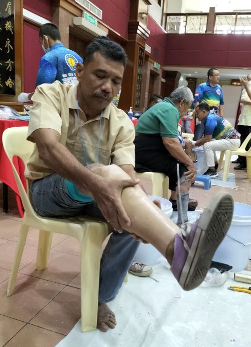 (大北马)槟德教会紫云阁第6届免费装置义肢活动