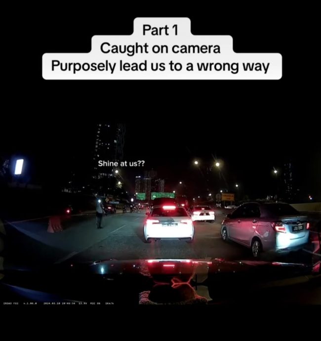 被指关卡开路误导驶入罗里车道索贿,古玛:已调查涉案2交警