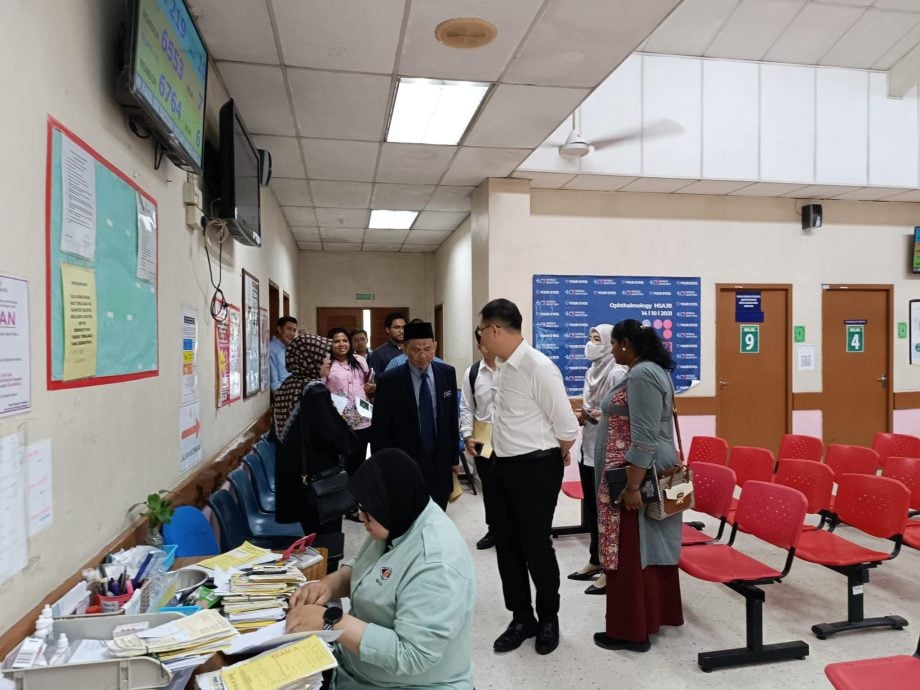 (已签发)柔:更换新山中央医院取号系统 病人可通过APP领号码