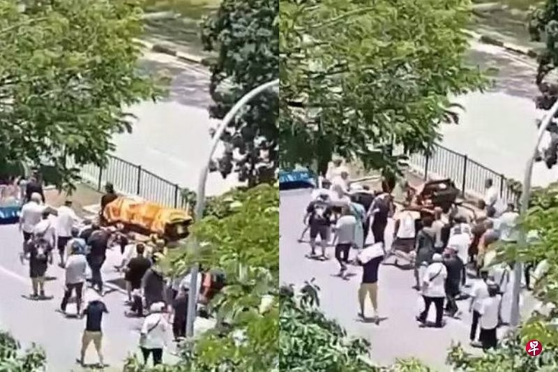 (已签发)柔:狮城二三事:抬棺木送最后一程 棺木掉落吓众人