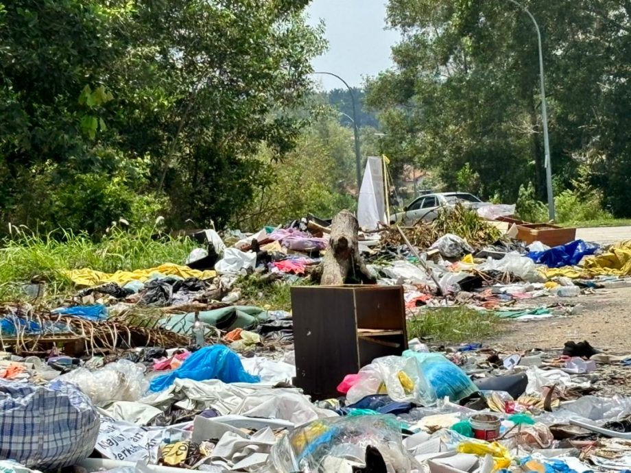 (版2头)大都会:乡区小路被丢成垃圾路/4图