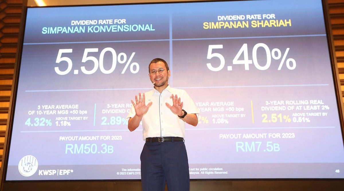 EPF派息5.5% 伊户头5.4% 总额578亿创新高