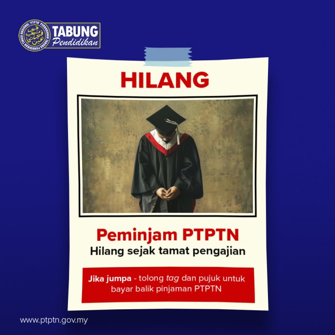 PTPTN求助网民追债 “请Tag未还贷款者！”