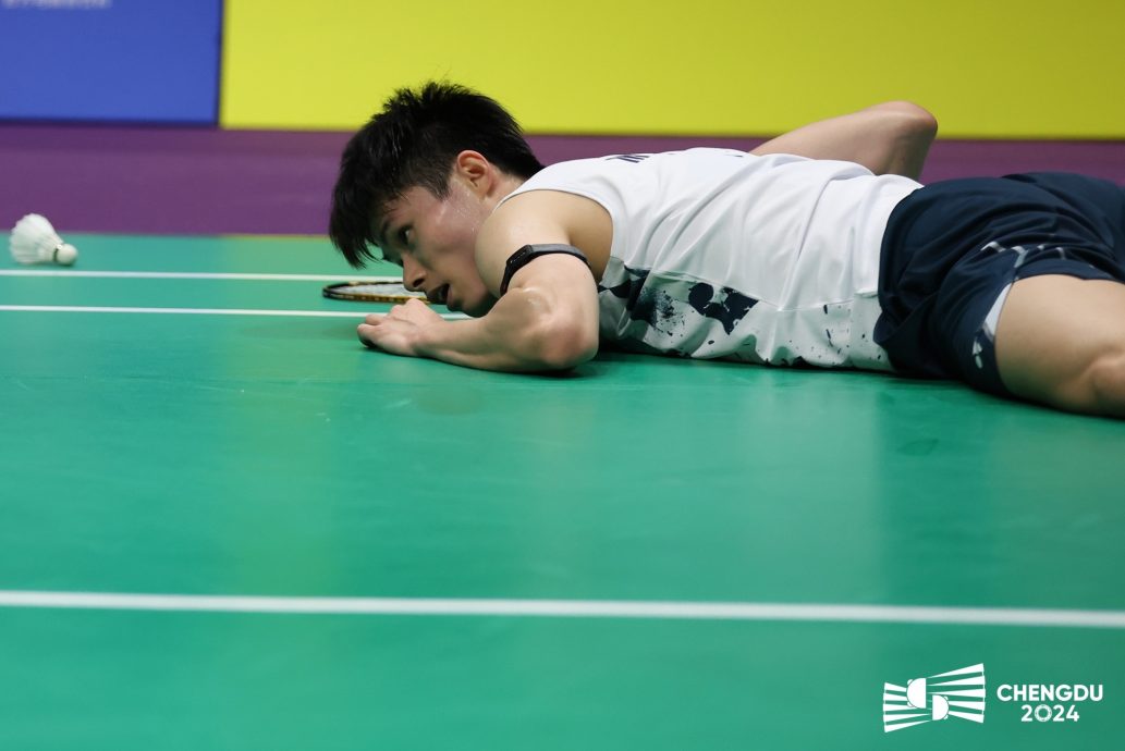 2024汤尤杯|称决胜局已跟不上根克  贺首维：从他身上学习良多