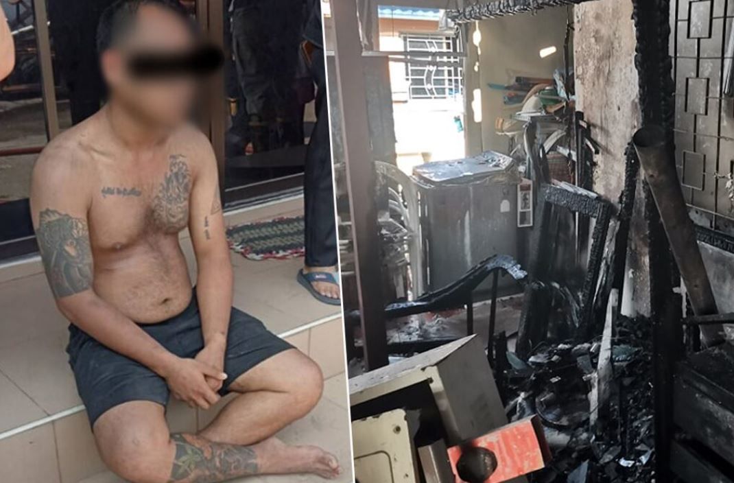 23岁泰男自己乱接电线！短路走火整栋房子被烧光