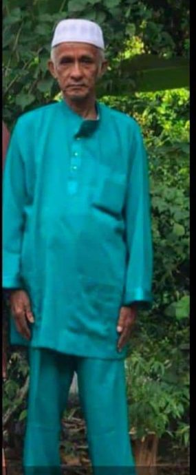 东:上周六从家里外出后失踪的巫裔老翁今日被人发现卧尸一个建筑工地的草丛,来不及与家人庆祝即将到来的开斋节。