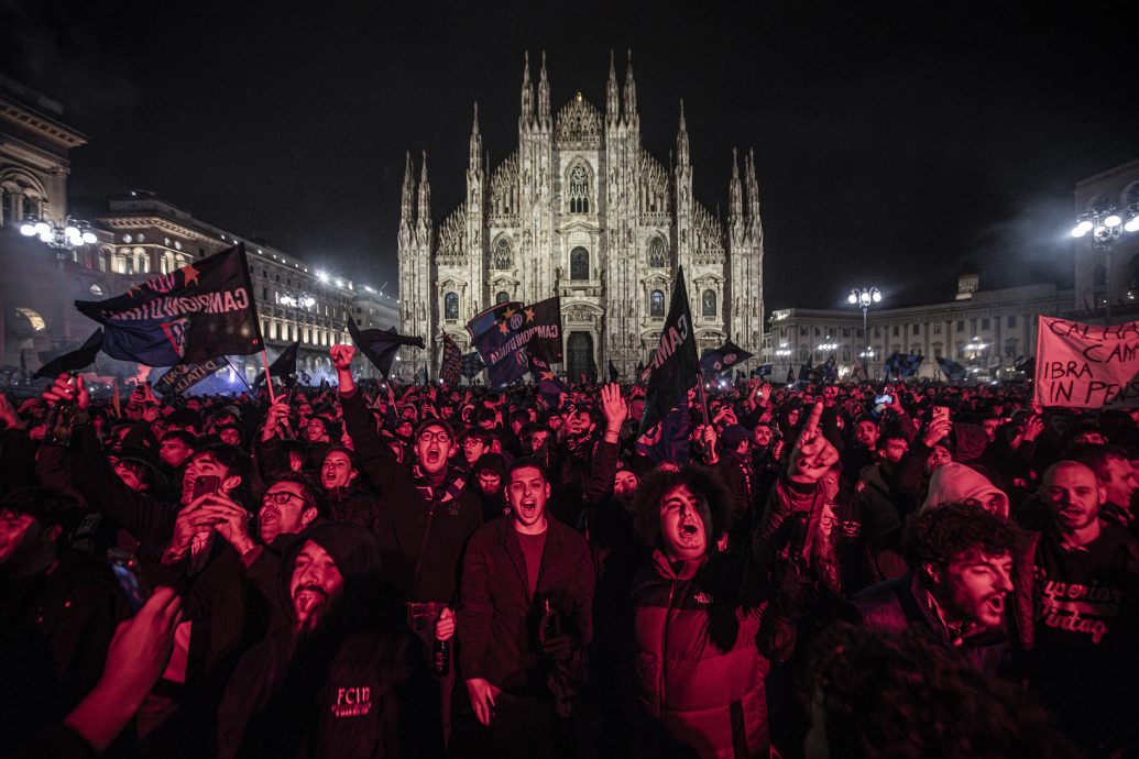 五大联赛第2支提前夺冠  国际米兰第20次登顶意甲