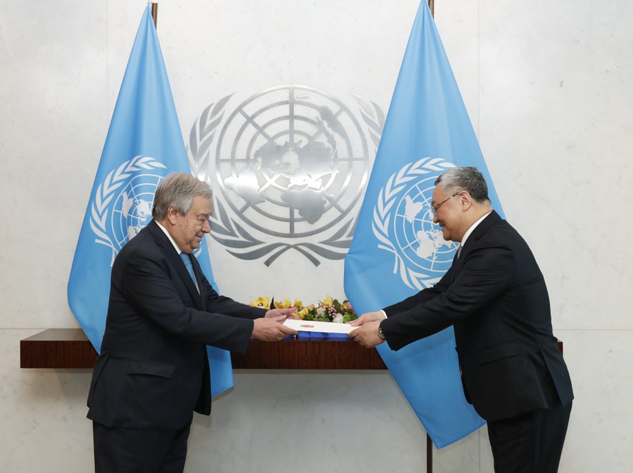 傅聪履新中国常驻联合国代表  