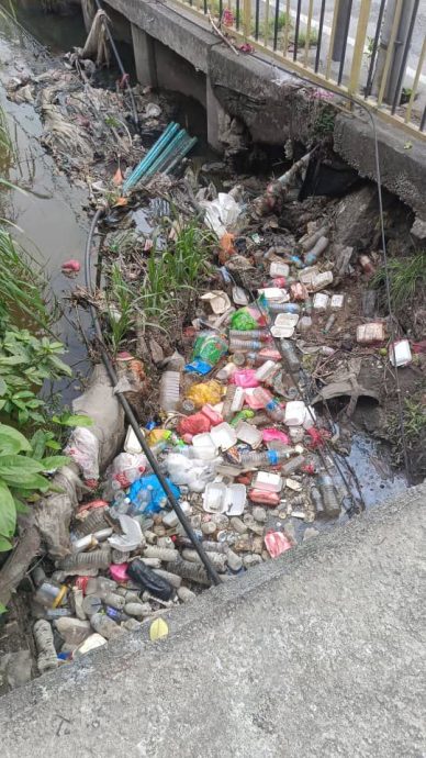 双溪毛糯新村闪电水灾 至少8辆车泡水