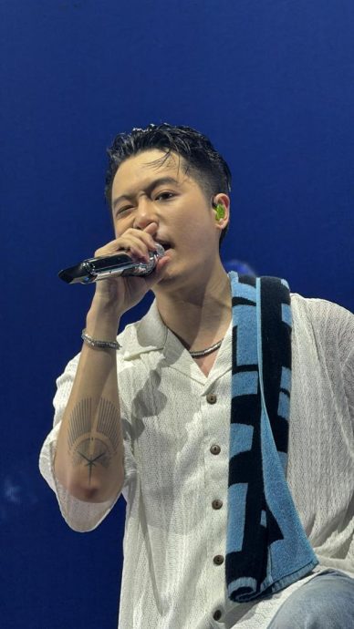 周汤豪自曝开唱前中暑 卖力演出唱湿底裤