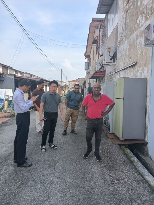 和丰胡姬花园道路和排污系统 提升工程近期内动工