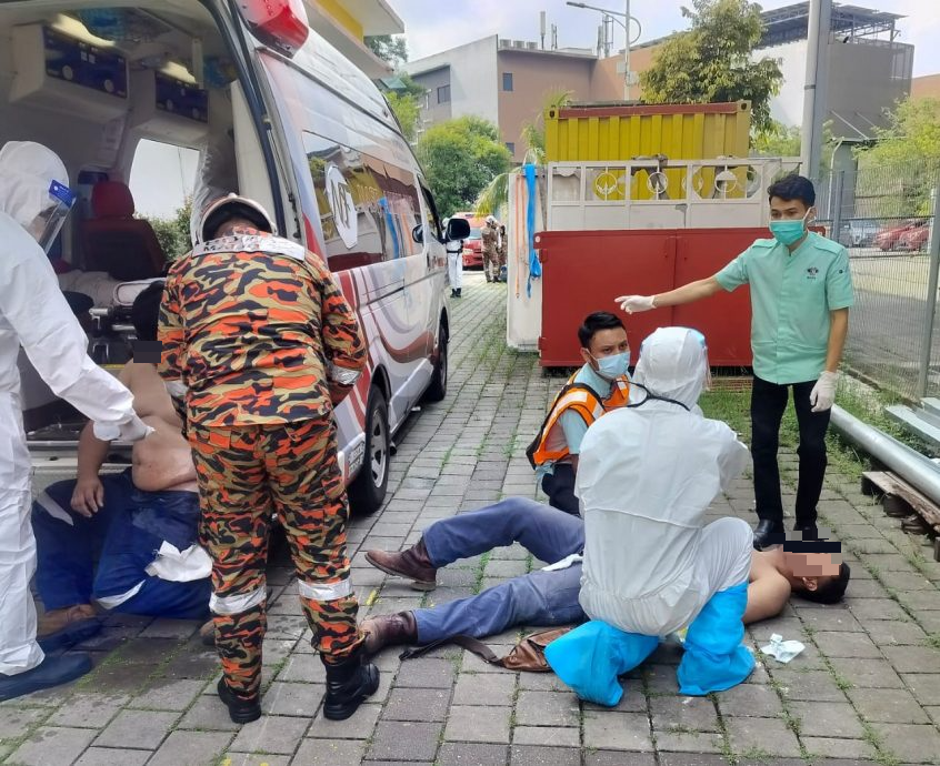 哥打哥文宁工厂氮气爆炸 3人伤1危急