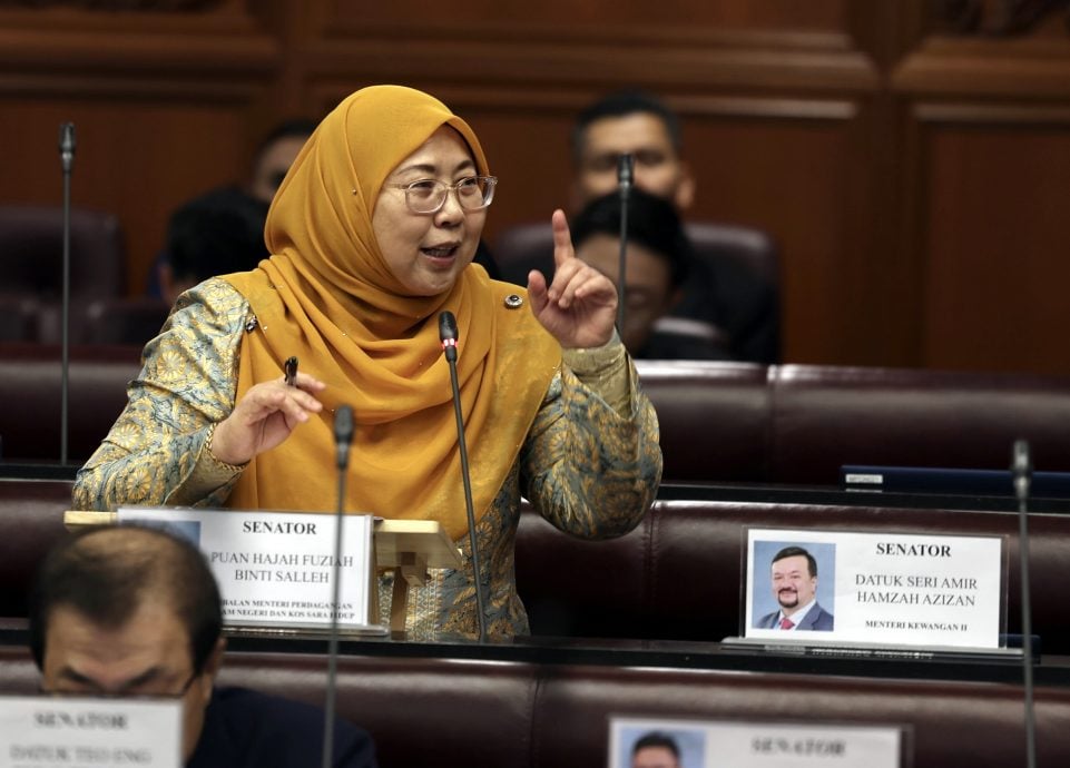 国会上议院/ 国内贸易及生活费部副部长傅芝雅