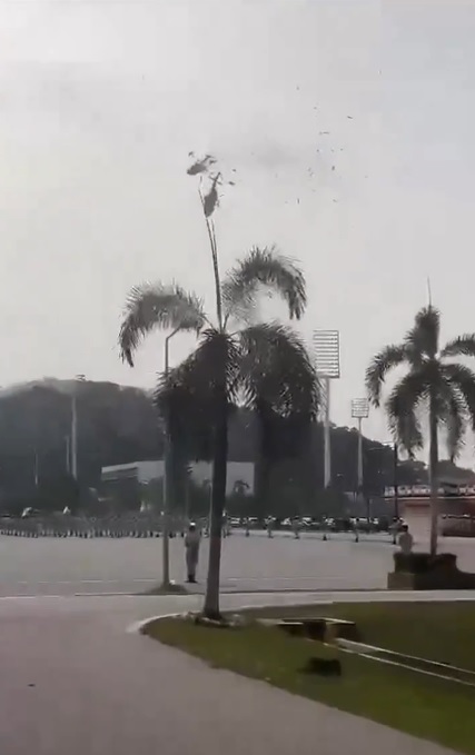 国防卫队2台直升机 飞行中碰撞坠机!