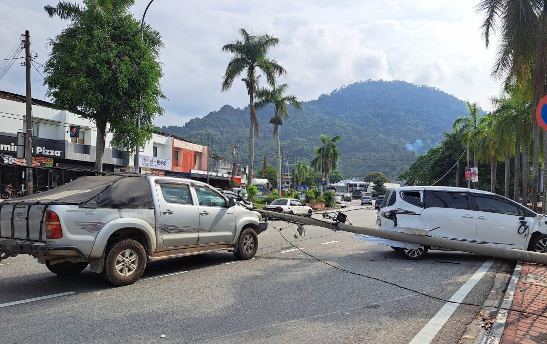 (大北马)玛朱路死亡车祸,摩托车骑士当场死亡