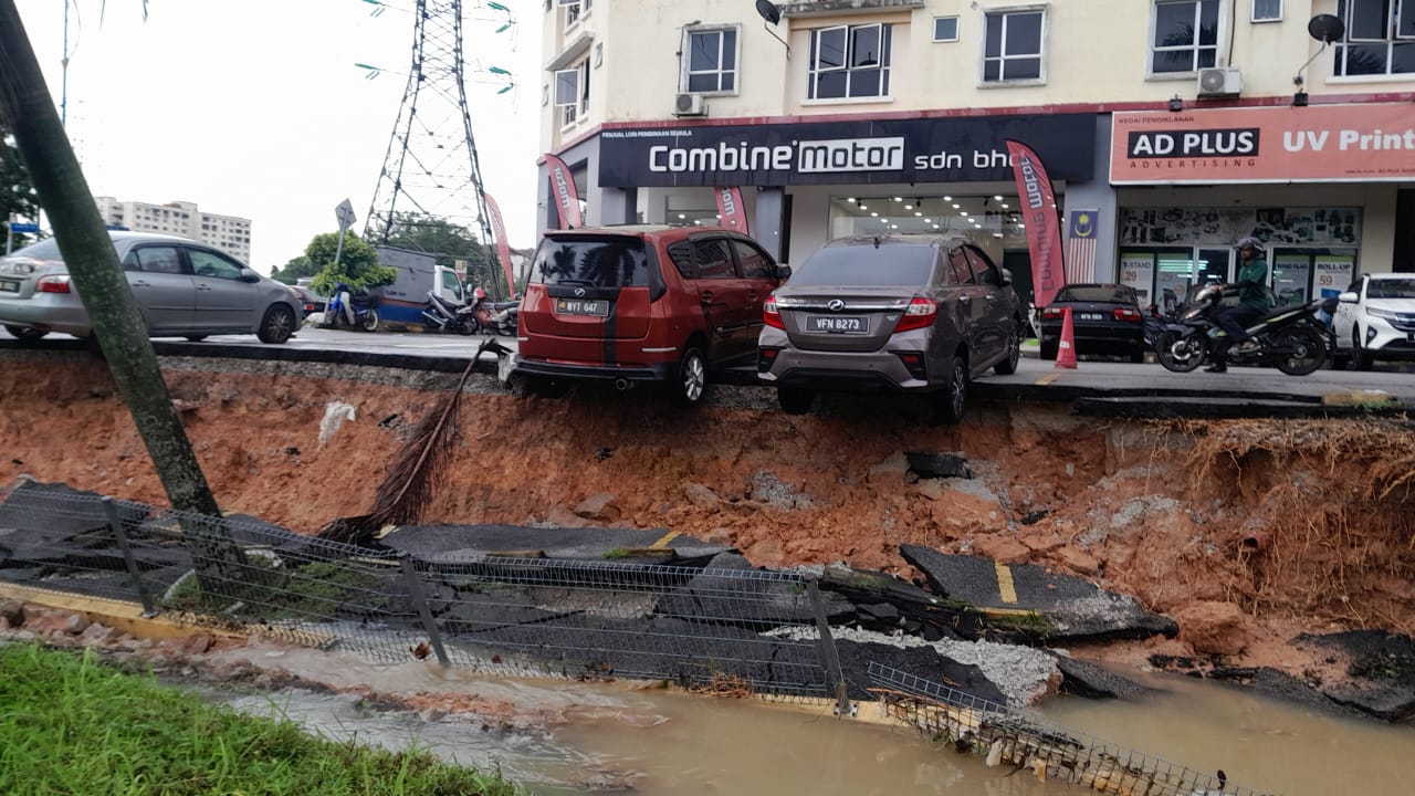 大都会3//One Selayang 区士拉央市议会封锁现场