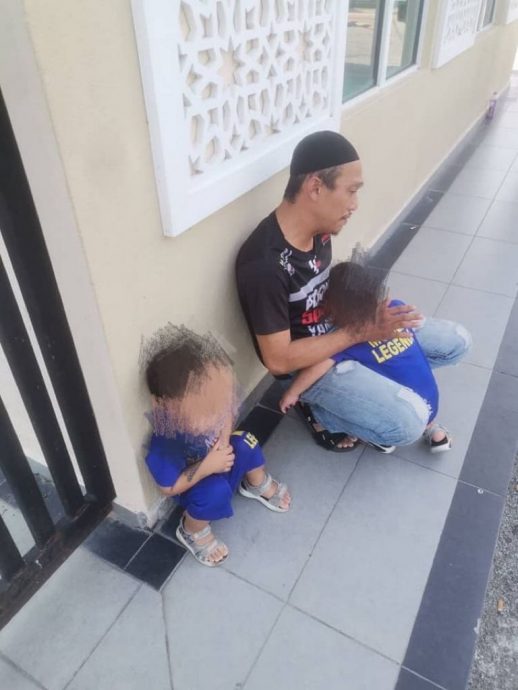 失行李手机与亡妻回忆没了 男子抱小孩坐路边闻者心酸