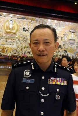 *已签发*柔:新闻:佛光山新马寺举办,柔110警务人员参与警察日祈福会