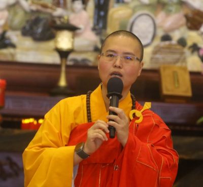 *已签发*柔:新闻:佛光山新马寺举办,柔110警务人员参与警察日祈福会