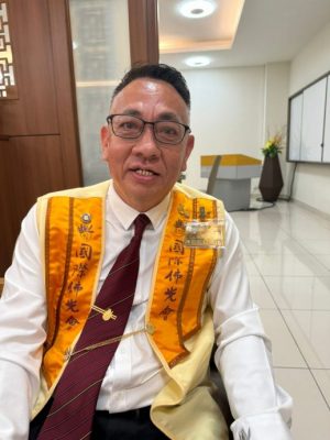 *已签发*柔:新闻:佛光山新马寺举办,柔110警务人员参与警察日祈福会